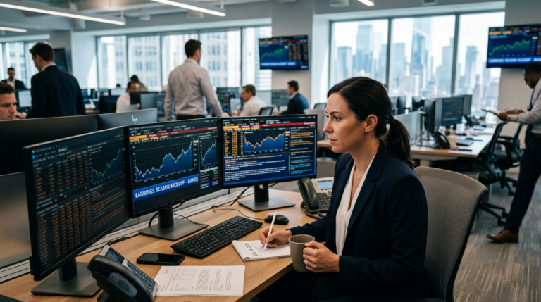 Bank earnings start July 14