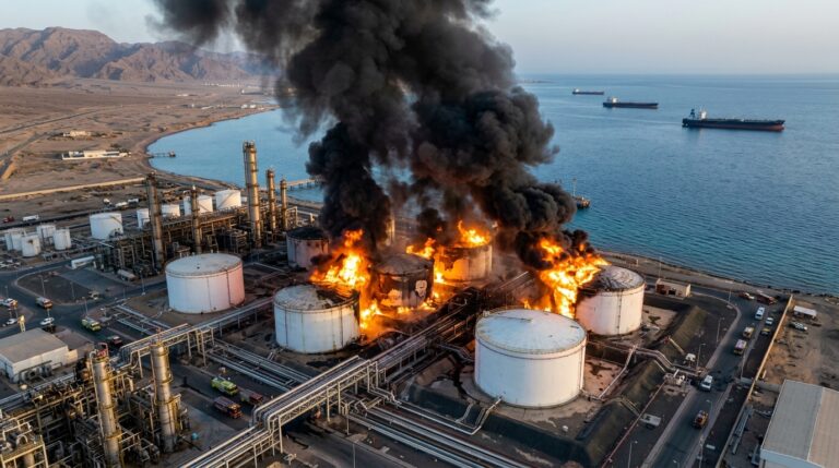 Yanbu Is Burning Again. Here Is Who Wins and Who Pays.