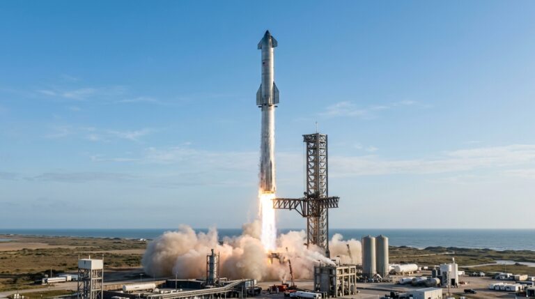 Starship Reaches for Orbit This Morning
