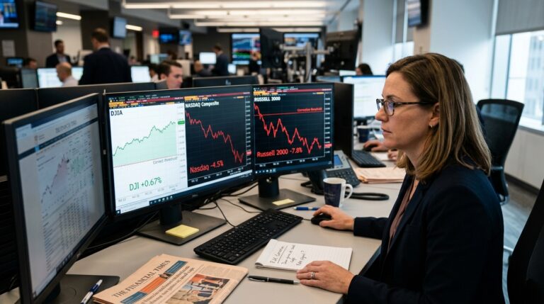 The Russell 2000 Is in Correction. The Dow’s Gain Hides Why.