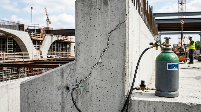 Concrete That Fixes Its Own Cracks Needs Gas. Linde Is One.